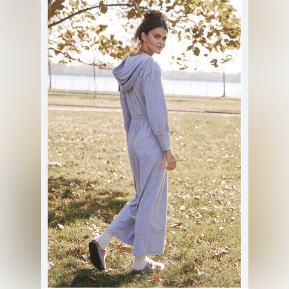 Daily Practice By Anthropologie Lounge Velour Jumpsuit - Picture 2 of 12